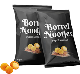 Borrenoten zwart 70gr