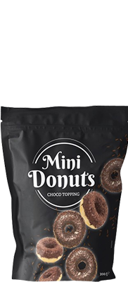 Donuts zwart 200gr