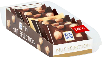 Ritter Sport Mini Nut Mix toren 7x16,67gr