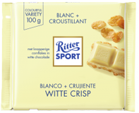 Ritter Sport CV Wit met Crisp tablet 100gr