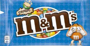 M&amp;M&#039;s Crispy zakje 36gr