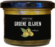 Groene Olijven zwart 125ml