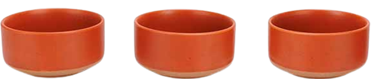 Dela Bowl Set3 Terracotta