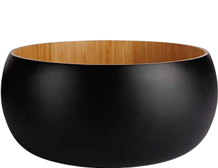 Black&amp;Wood Saladekom Bamboe 30,5cm