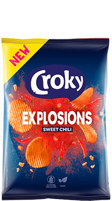 Croky Explosions Sweet Chili 150gr