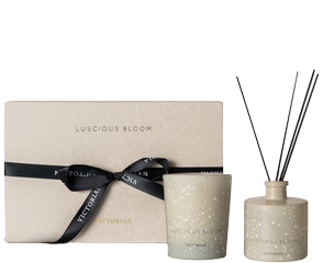 Candle/diffuser box Luscious bloom Beige