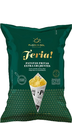 Chips premium Feria super crispy groen 130gr