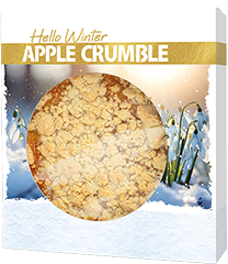 Hello Winter Appelkruimeltaart