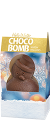 Hello Winter Chocolade bomb sneeuwpop met marshmallows