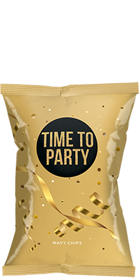 Time to Party Ribbelchips Zout