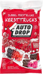 Autodrop Dubbel Feestelijke Kerst Trucks 70gr