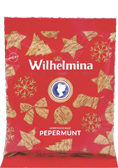 Fortuin Wilhelmina Pepermunt Kerst rood zakje 65gr