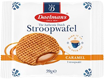 Daelmans Jumbo Stroopwafel BULK per 2 verpakt 78gr