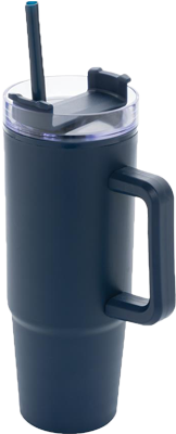 Tana RCS plastic tumbler met handvat 900 ml donkerblauw