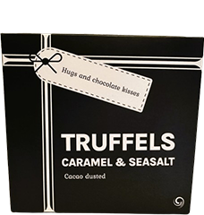 Truffels karamel&amp;zeezout zwart