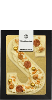 Sem&#039;s Chocolade letter wit 300g