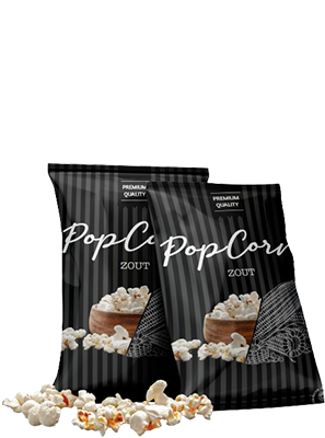 Popcorn zwart 125gr