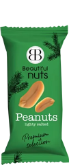 Beautiful Nuts Pinda zakje 50gr Groen