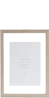 Leeff Photo Frame Philou A4 - Every day is a day you&#039;ve never seen before