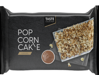 Taste collection Popcorn cake caramel