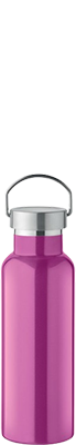 Dubbelwandige fles 500ml fuchsia