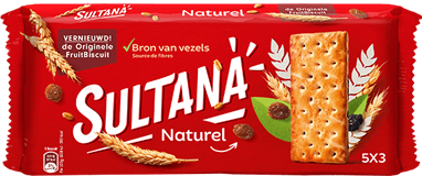 Sultana Fruitbiscuits Naturel 4-pack 175gr